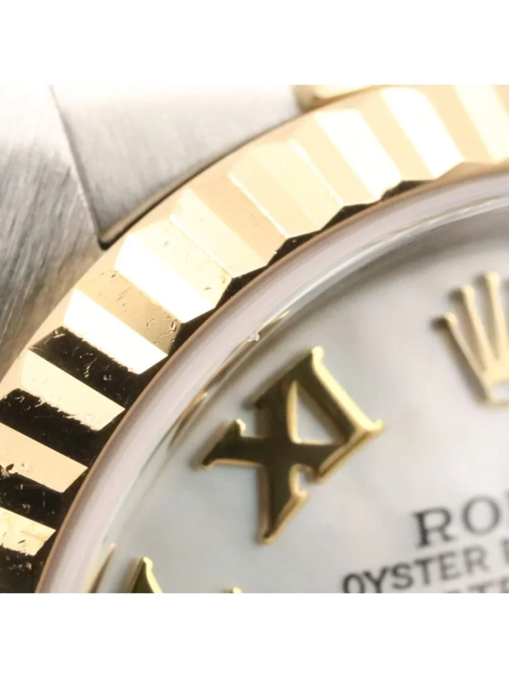 Rolex Watch Datejust Number WH Shell RO 18k Stainless Steel